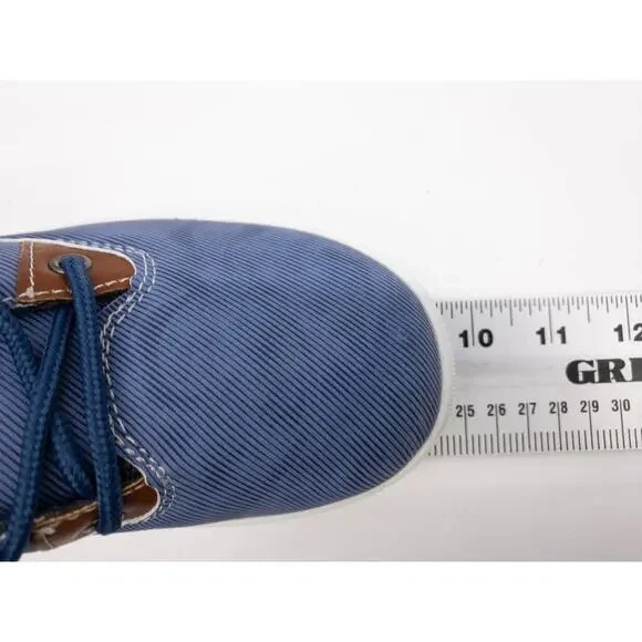 Dream Seek Denim Blue Lace Up Hi-Top Sneakers LB3 - Picture 11 of 13